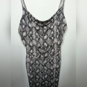 GILLI Womens Snake Print Spaghetti Strap Jumpsuit Size S